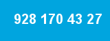 928 170 43 27 928 170 43 27